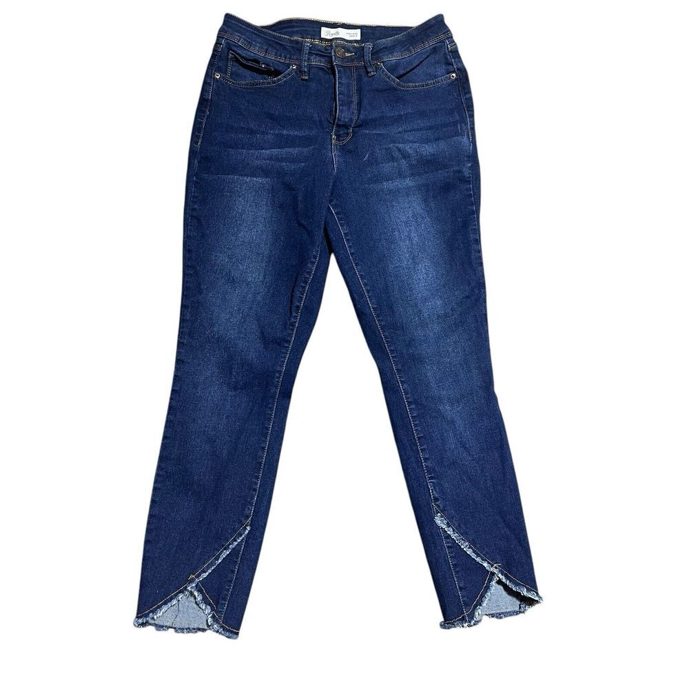 Royalty for Me‎ High Rise Ankle Jeans Size 8 Raw Hem